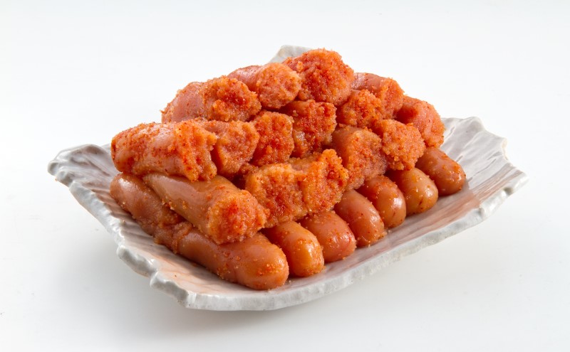 辛子明太子 切れ子 計1kg (6仕切り) 小分け 明太子 めんたいこ