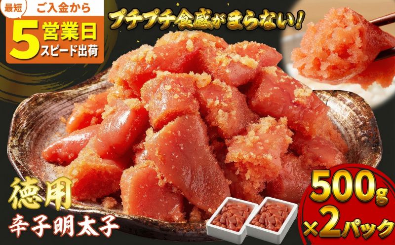 辛子明太子 1kg (500g×2) セット 【最短5日発送】 詰め合わせ 徳用 贈答用 明太子 めんたいこ 魚卵 海鮮 海鮮セット ご飯のお供 おにぎり おにぎりの具 ギフト 贈り物