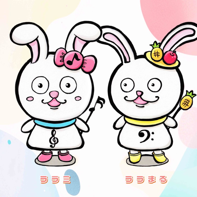 想いを象徴したマスコットキャラクターをデザインします（ペア・背景アリ）