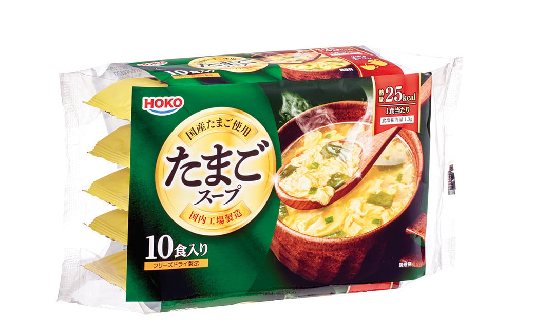 国産卵使用 フリーズドライ たまごスープ 10食入り×6袋 または 5食入り×12袋 計60食