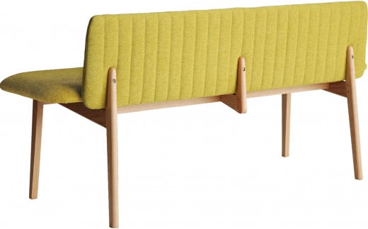 【開梱・設置】ダイニングベンチ　ミラージュセティ138cm　OC/AN-MS（ナチュラル/ミモザ）　AL289