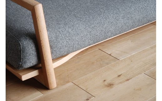 【開梱・設置】ソファ　Slow（エスロウ）　180ｃｍ　ナチュラル/スパイスアイボリー　AL277