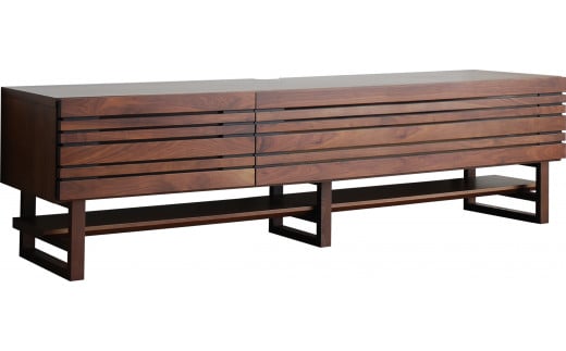 【開梱・設置】エルドラ　テレビボードH脚　180cm　ブラウン　AL254