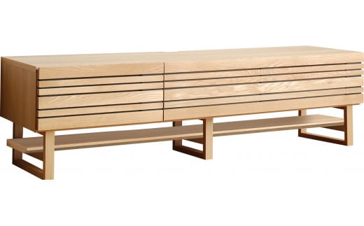 【開梱・設置】エルドラ　テレビボードH脚　180cm　ナチュラル　AL253