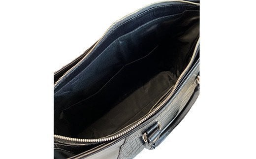 ビーゴ（トートバッグ）（クロコダイル革・ダークブラウン）　BK050