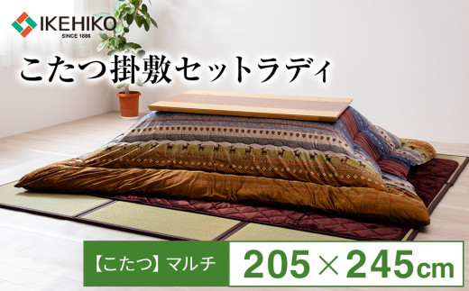 こたつ掛敷セットラディ（205×245）（マルチ）　AA244
