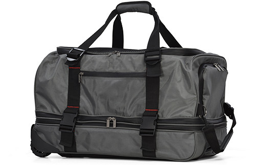 スーツケース [PROEVO] 防水 ボストンキャリー スーツケース 受託手荷物対応 L（グレー×レッド） [20017] 福岡県 大木町 株式会社 レクサス AY162 キャリーケース