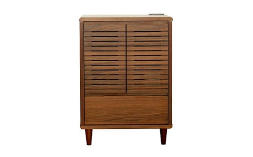 【開梱・設置】モナコ 60cm サイドキャビ（ウォールナット）　AX020