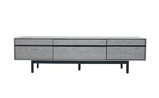 【開梱・設置】ロゼッタ 150cm テレビボード（グレーC-106）　AX049