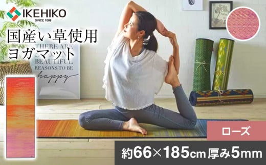 畳ヨガＥＣＯ　ｓｋｙｓｅａ　（６６×１８５）（ローズ）　AA064