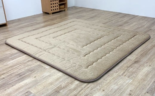 ふっくら敷モデルノ（190×190）（ベージュ）　AA098