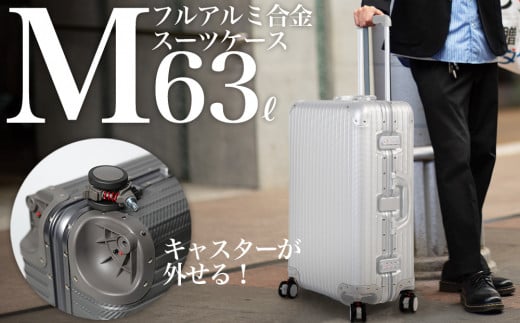 スーツケース [PROEVO] アルミスーツケース フレームキャリー 修学旅行に最適 M（カーボン/シルバー） [30002] 福岡県 大木町 株式会社 レクサス AY154 キャリーケース