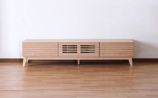 【開梱・設置】アゼル 175cm テレビボード（ナチュラル）　AX015