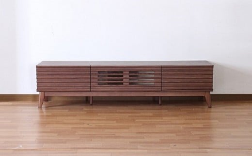 【開梱・設置】アゼル 150cm テレビボード（ブラウン）　AX002