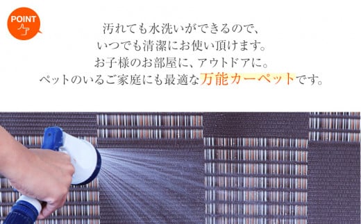 ＰＰカーペットウィードＢＲ江戸間3畳（174Ｘ261）　AA019