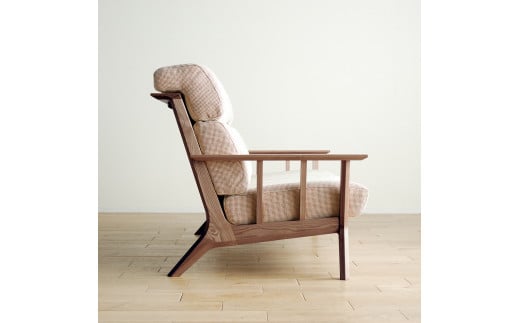 【開梱・設置】３Pソファ　タレント　ソファ192cm　CH/SH-OR-SB　ブラウン（張地：シャームオレンジ）　AL120