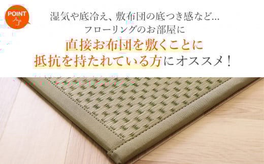 い草マットレス　フレア　シングル（グリーン）　AA069