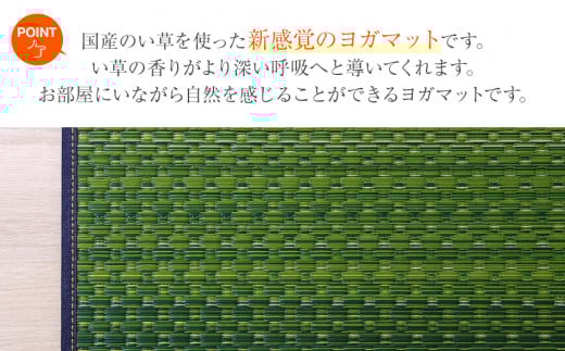 畳ヨガJAPAN　ジョイ（60×180）（グリーン）　AA051