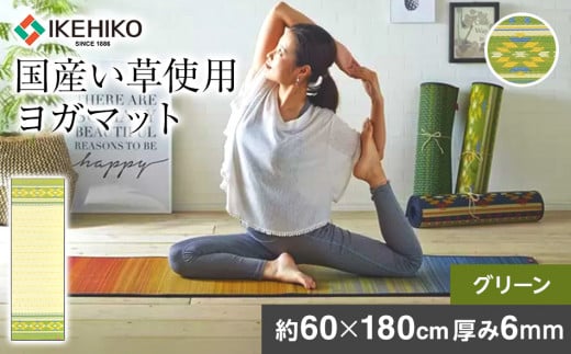 畳ヨガJAPAN　アース（60×180）（グリーン）　AA042
