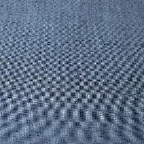 久留米織 民芸調スモック あさぎ色（草ブルー）【BA059-GR】