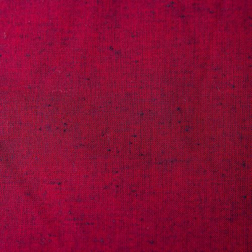 久留米織 民芸調スモック あかね色（赤）【BA059-RE】