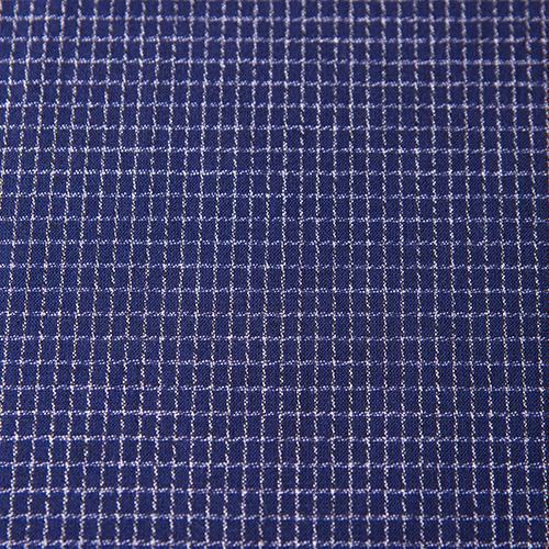 久留米織 民芸調スモック しおん色（パープルグレー）【BA059-PU】