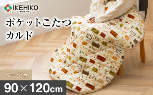 イケヒコオリジナルポケットこたつカルド90×120cmベージュ おすすめ 福岡県 大木町 AA377