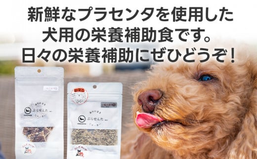 ペットフード ジャーキー (２種各8g)お試しセット 8歳～ ジャーキー ペット プラセンタ 胎盤 名水豚 犬用 栄養補助食 間食 犬 おやつ ふりかけ ドッグフード 福岡県 大木町 AP15