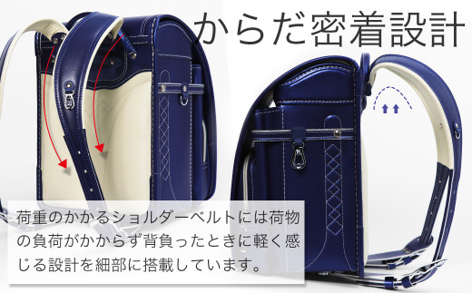 [amant] オーディナリーズデザイン ランドセル 低反発クッション 男の子 女の子　男女兼用 (ブルー) [50002]　AY213