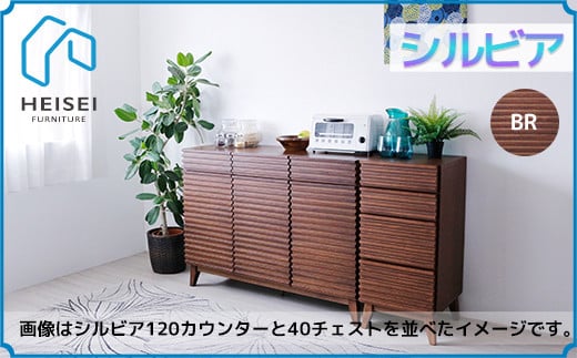 ã鿢±ã»èšçœ®ãã·ã«ã㢠120cm ã«ãŠã³ã¿ãŒïŒãã©ãŠã³ïŒãAX155