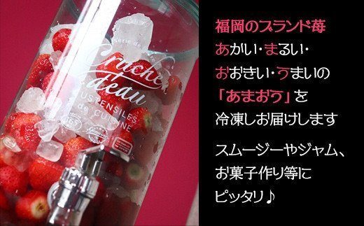 【冷凍】博多　あまおう　1.6kg（800g×2g袋） 2L1-S1