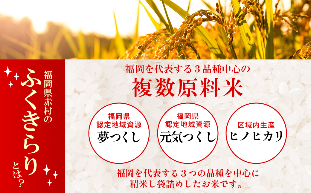 3X2 訳あり 福岡県 ふくきらり 20kg(5kg×4袋)