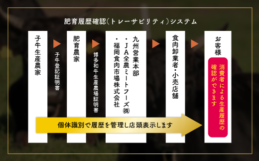 博多和牛 定期コース 【定期便 全6回 】Y53-S