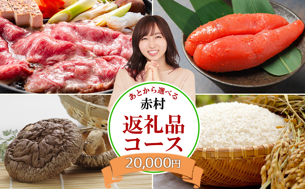 あとから選べる返礼品【２万円コース】