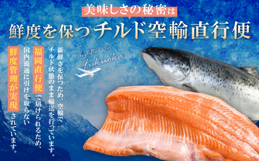 スモークサーモン 1kg保証