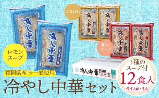 福岡県産ラー麦 冷し中華セット