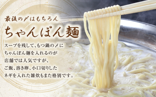 博多鶏だしもつ鍋セット(3～4人前)