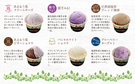 ふくち☆リッチジェラート プレミアム(12個セット)