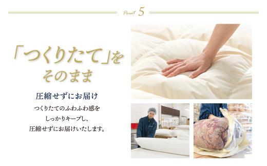 羽毛合掛ふとん(ダブル・ベージュ)【DL002BED】