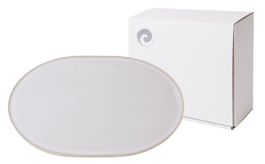 オーバルディナープレート大（藁釉）