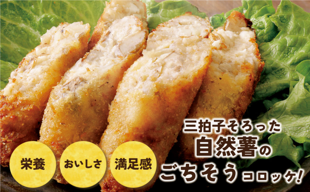 【スピード発送・訳あり】 自然薯×コロッケ ジョロッケ 5個セット