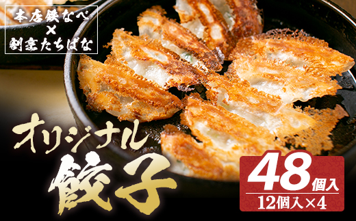 本店鉄なべ×割烹たちばな オリジナル餃子48個