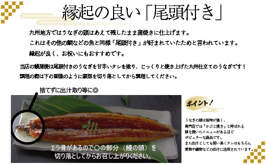 老舗たちばな　鰻蒲焼（250g前後）×4尾