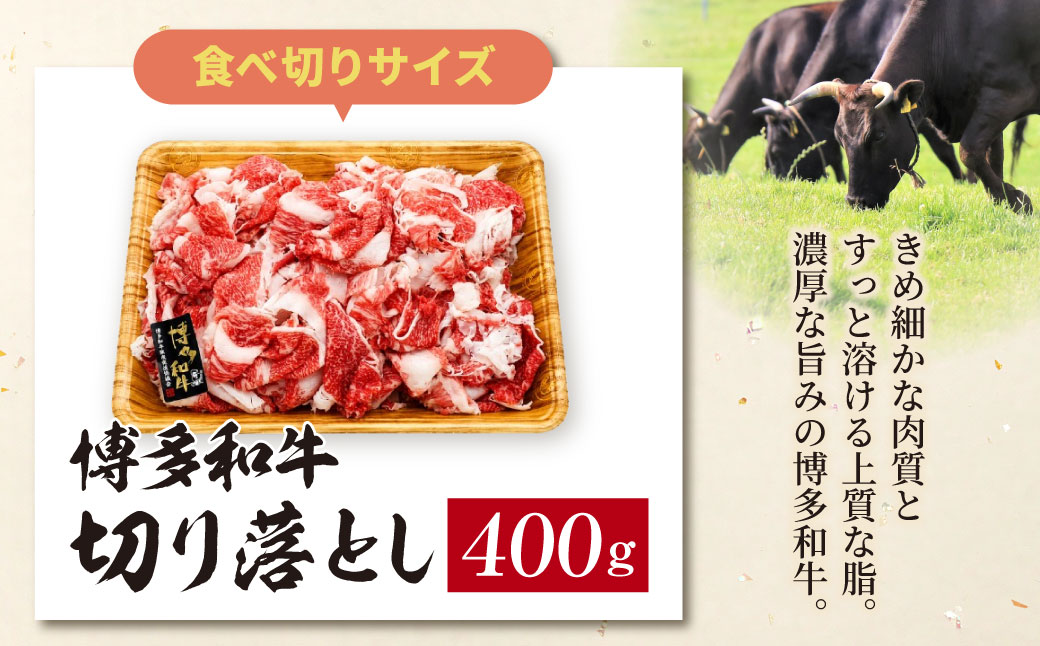 博多和牛A4ランク以上 切り落とし 400g