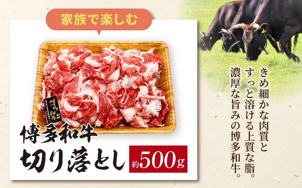 博多和牛A4ランク以上 切り落とし 約500g