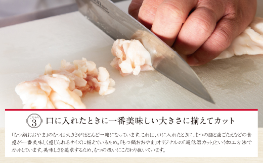 【定期便3ヶ月】福岡売上No1　博多もつ鍋おおやま もつ鍋みそ味 2人前
