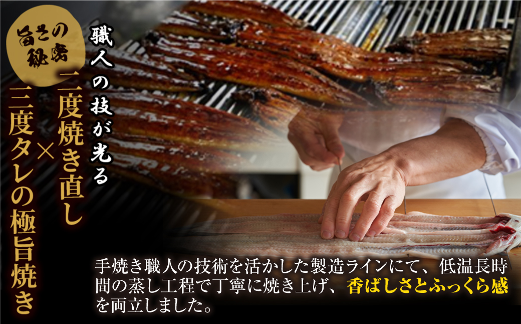 健やか鰻 国産うなぎ蒲焼（無頭）6尾（計930g以上）