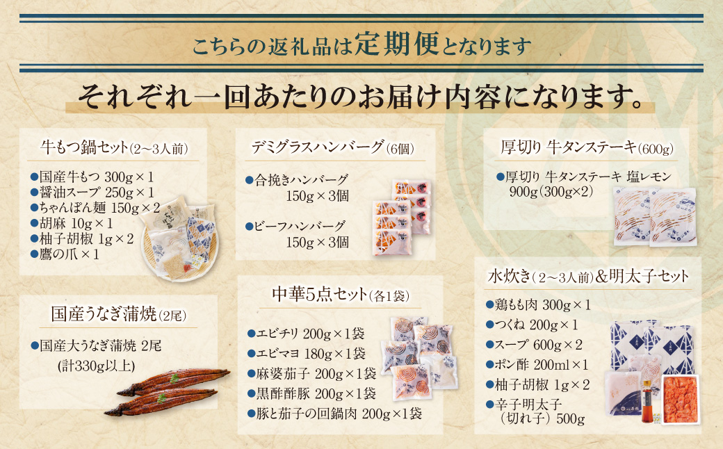 若杉バラエティ定期便 少量サイズ（毎月・年6回）