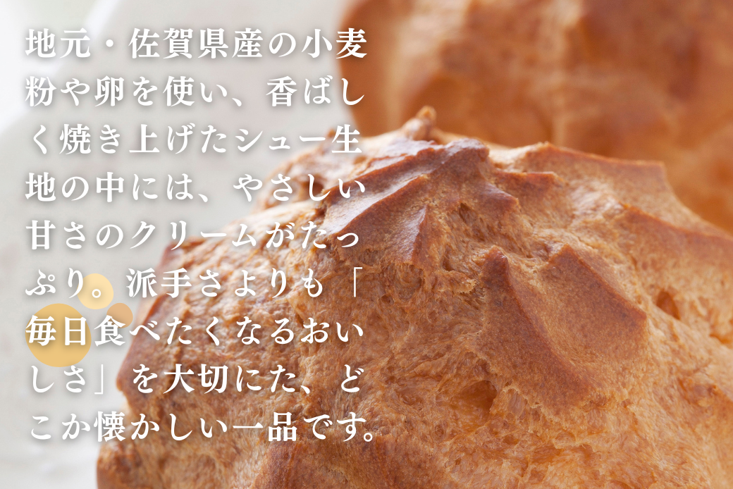 ハルツのシュークリーム 6個 創業40年 スイーツ 洋菓子 お菓子 おやつ デザート 小分け 個包装 ご褒美 お取り寄せ 人気 冷凍配送 送料無料 佐賀県 佐賀市：A090-036
