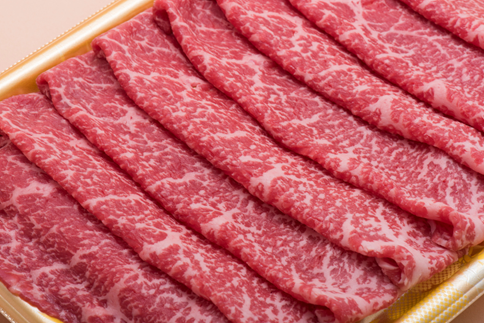 訳あり！贅沢【A4〜A5】佐賀牛赤身霜降りしゃぶしゃぶすき焼き用（肩・モモ）1.2kg（600g×2p）：B260-011